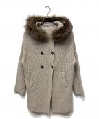 BRUNELLO CUCINELLIブルネロクチネリ）の古着「ニットコート」｜ベージュ