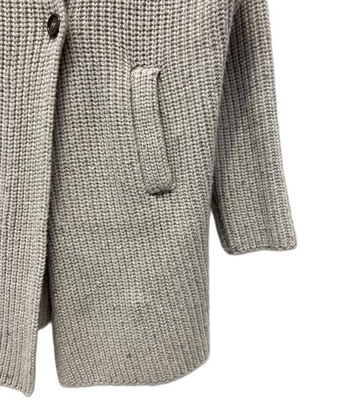 BRUNELLO CUCINELLI（ブルネロクチネリ）BRUNELLO CUCINELLI (ブルネロクチネリ) ニットコート ベージュ サイズ:Mの古着・服飾アイテム