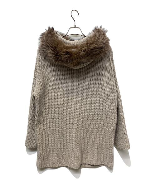 BRUNELLO CUCINELLI（ブルネロクチネリ）BRUNELLO CUCINELLI (ブルネロクチネリ) ニットコート ベージュ サイズ:Mの古着・服飾アイテム