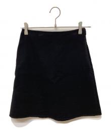 HERMES（エルメス）の古着「ウールスカート」｜ブラック