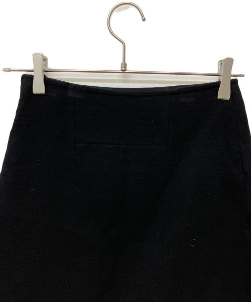 HERMES（エルメス）HERMES (エルメス) ウールスカート ブラック サイズ:34の古着・服飾アイテム