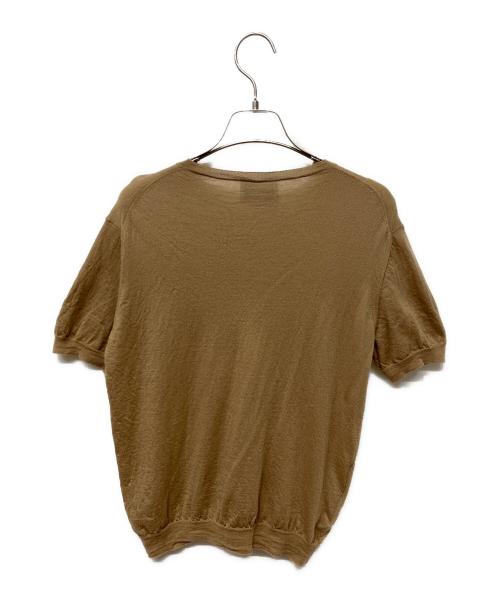 PRADA（プラダ）PRADA (プラダ) 薄手ニット ブラウン サイズ:40の古着・服飾アイテム