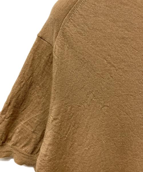 PRADA（プラダ）PRADA (プラダ) 薄手ニット ブラウン サイズ:40の古着・服飾アイテム