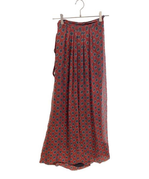 ISABEL MARANT ETOILE（イザベルマランエトワール）ISABEL MARANT ETOILE (イザベルマランエトワール) ラップスカート ブラウン サイズ:36の古着・服飾アイテム