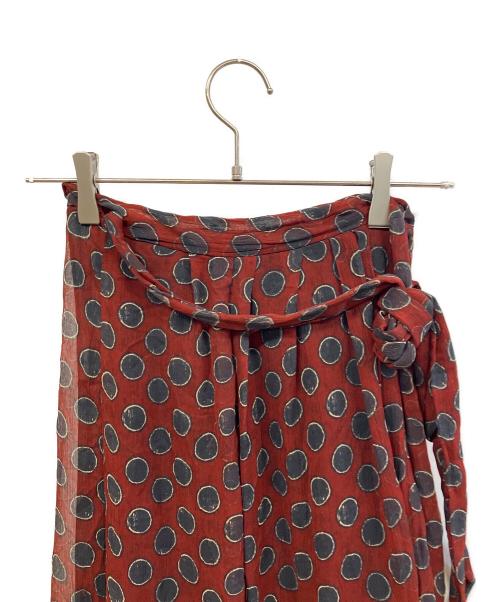 ISABEL MARANT ETOILE（イザベルマランエトワール）ISABEL MARANT ETOILE (イザベルマランエトワール) ラップスカート ブラウン サイズ:36の古着・服飾アイテム