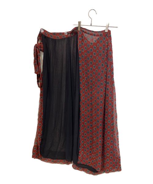 ISABEL MARANT ETOILE（イザベルマランエトワール）ISABEL MARANT ETOILE (イザベルマランエトワール) ラップスカート ブラウン サイズ:36の古着・服飾アイテム