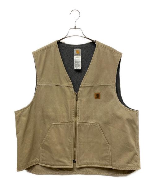 CarHartt（カーハート）CarHartt (カーハート) ベスト ベージュ サイズ:3XLの古着・服飾アイテム