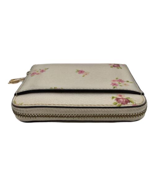 COACH（コーチ）COACH (コーチ) ラウンドファスナー財布 ベージュの古着・服飾アイテム