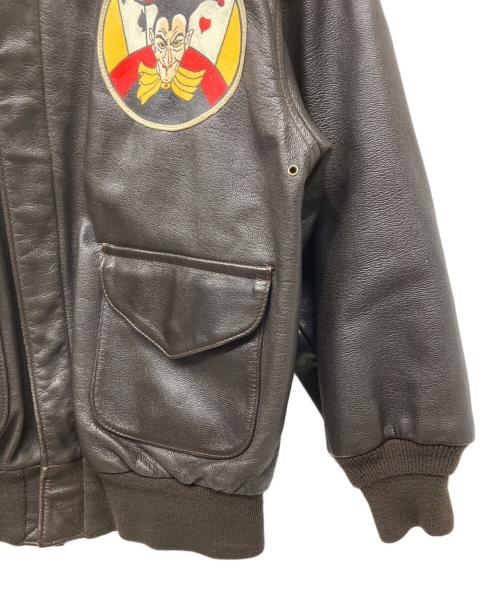 cooper（クーパー）COOPER (クーパー) A2フライトジャケット ブラウン サイズ:36Rの古着・服飾アイテム