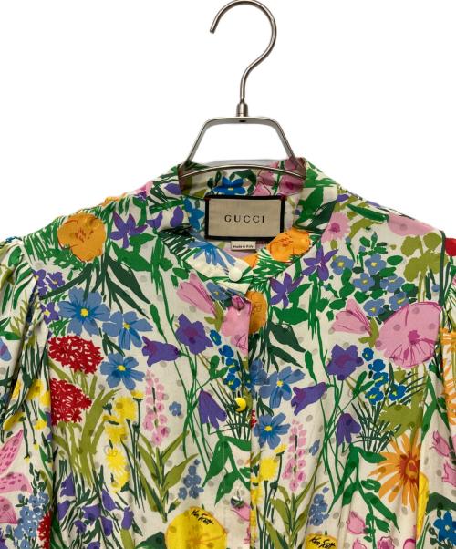GUCCI（グッチ）GUCCI (グッチ) 長袖ワンピース マルチカラー サイズ:Mの古着・服飾アイテム