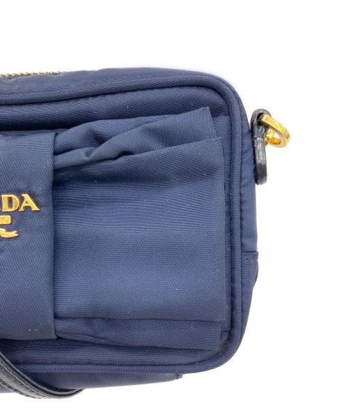 PRADA（プラダ）PRADA (プラダ) ショルダーバッグ ネイビーの古着・服飾アイテム