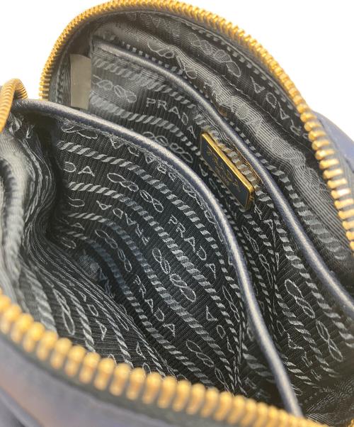 PRADA（プラダ）PRADA (プラダ) ショルダーバッグ ネイビーの古着・服飾アイテム