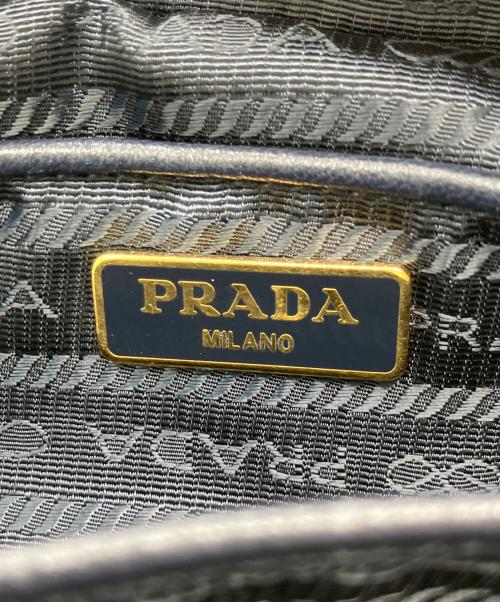 PRADA（プラダ）PRADA (プラダ) ショルダーバッグ ネイビーの古着・服飾アイテム