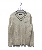 1piu1uguale3ウノピュウノウグァーレトレ）の古着「TILDEN KNIT」｜アイボリー