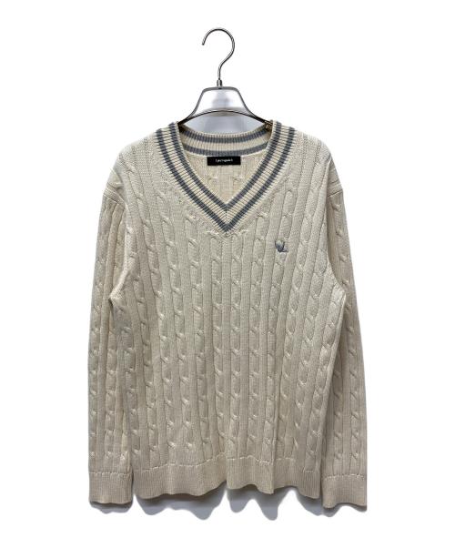 1piu1uguale3（ウノピュウノウグァーレトレ）1piu1uguale3 (ウノピュウノウグァーレトレ) TILDEN KNIT アイボリー サイズ:4の古着・服飾アイテム