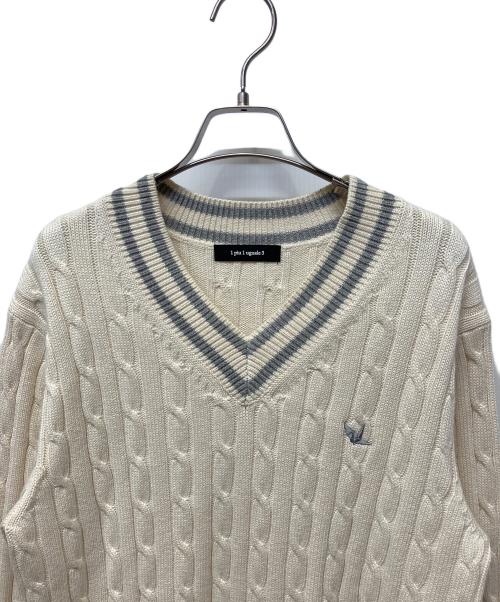 1piu1uguale3（ウノピュウノウグァーレトレ）1piu1uguale3 (ウノピュウノウグァーレトレ) TILDEN KNIT アイボリー サイズ:4の古着・服飾アイテム