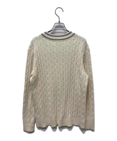 1piu1uguale3（ウノピュウノウグァーレトレ）1piu1uguale3 (ウノピュウノウグァーレトレ) TILDEN KNIT アイボリー サイズ:4の古着・服飾アイテム