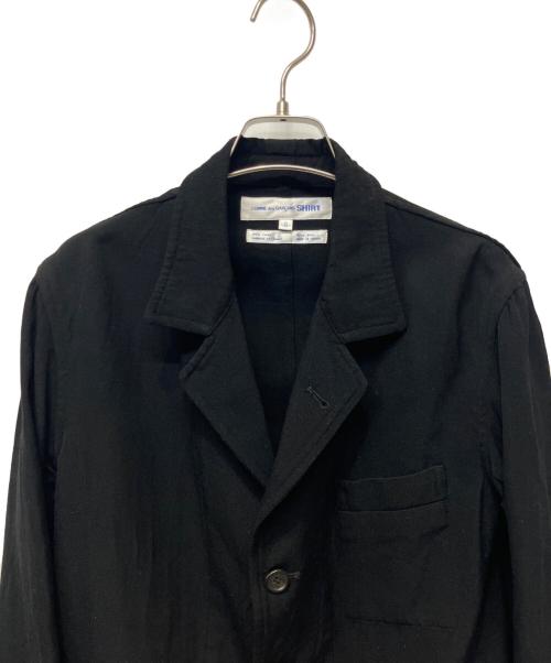 COMME des GARCONS SHIRT（コムデギャルソンシャツ）COMME des GARCONS SHIRT (コムデギャルソンシャツ) シャツジャケット ブラック サイズ:Sの古着・服飾アイテム