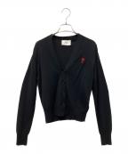 AMI Alexandre Mattiussiアミアレクサンドルマテュッシ）の古着「RED ADC CARDIGAN」｜ブラック