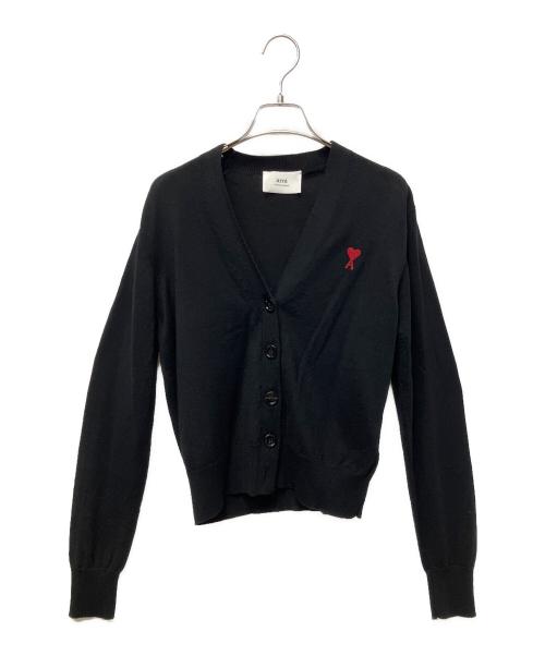 AMI Alexandre Mattiussi（アミアレクサンドルマテュッシ）AMI Alexandre Mattiussi (アミアレクサンドルマテュッシ) RED ADC CARDIGAN ブラック サイズ: XSの古着・服飾アイテム