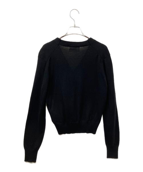 AMI Alexandre Mattiussi（アミアレクサンドルマテュッシ）AMI Alexandre Mattiussi (アミアレクサンドルマテュッシ) RED ADC CARDIGAN ブラック サイズ: XSの古着・服飾アイテム