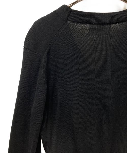 AMI Alexandre Mattiussi（アミアレクサンドルマテュッシ）AMI Alexandre Mattiussi (アミアレクサンドルマテュッシ) RED ADC CARDIGAN ブラック サイズ: XSの古着・服飾アイテム