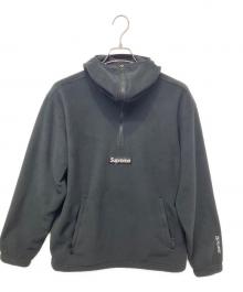 SUPREME（シュプリーム）の古着「Polartec Facemask Half Zip Hooded Sweatshirt」｜ブラック