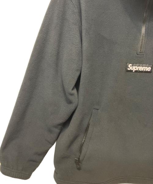 SUPREME（シュプリーム）Supreme (シュプリーム) Polartec Facemask Half Zip Hooded Sweatshirt ブラック サイズ:Mの古着・服飾アイテム