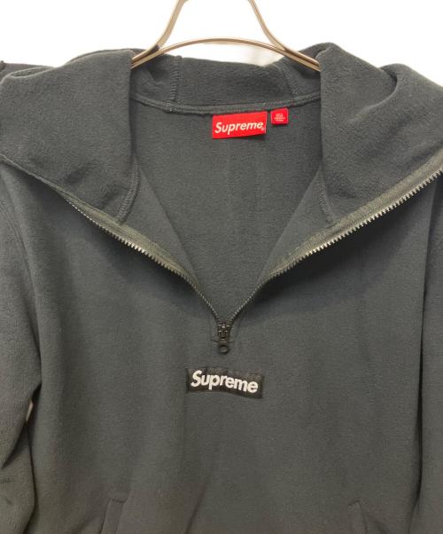 SUPREME（シュプリーム）Supreme (シュプリーム) Polartec Facemask Half Zip Hooded Sweatshirt ブラック サイズ:Mの古着・服飾アイテム