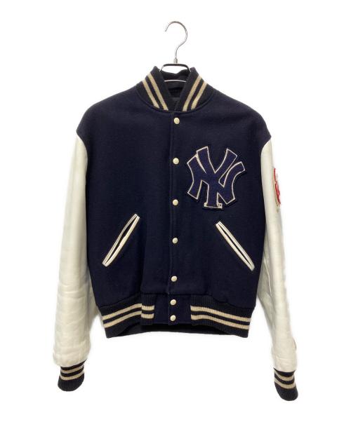 STARTER（スターター）STARTER (スターター) スタジャン ホワイト×ネイビー サイズ:40の古着・服飾アイテム