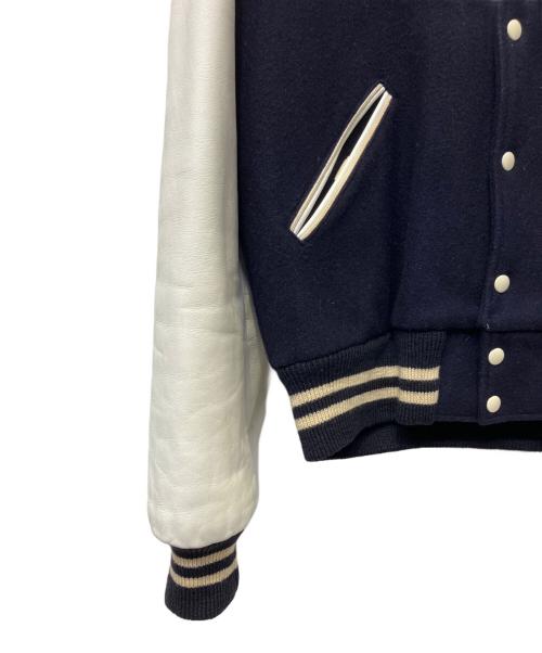 STARTER（スターター）STARTER (スターター) スタジャン ホワイト×ネイビー サイズ:40の古着・服飾アイテム