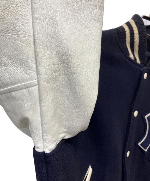 STARTER（スターター）STARTER (スターター) スタジャン ホワイト×ネイビー サイズ:40の古着・服飾アイテム