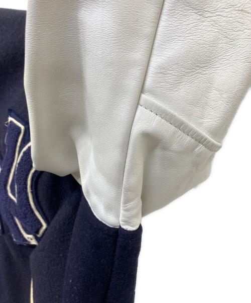 STARTER（スターター）STARTER (スターター) スタジャン ホワイト×ネイビー サイズ:40の古着・服飾アイテム