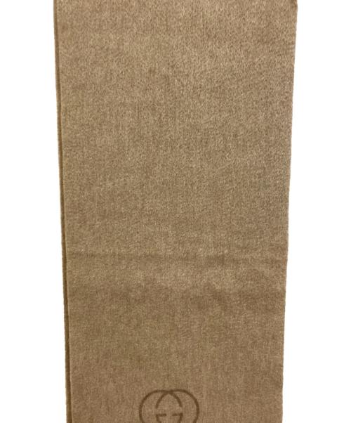 GUCCI（グッチ）GUCCI (グッチ) カシミヤストール ブラウンの古着・服飾アイテム