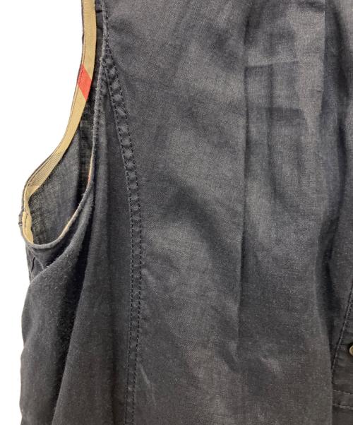 BURBERRY LONDON（バーバリーロンドン）BURBERRY LONDON (バーバリーロンドン) ノースリーブワンピース ネイビー サイズ:44の古着・服飾アイテム