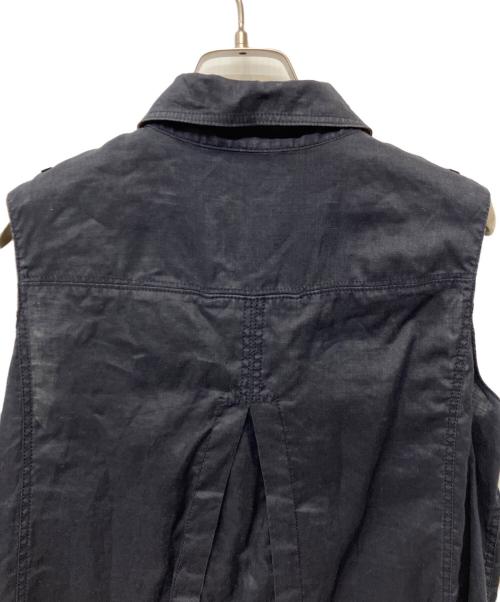 BURBERRY LONDON（バーバリーロンドン）BURBERRY LONDON (バーバリーロンドン) ノースリーブワンピース ネイビー サイズ:44の古着・服飾アイテム
