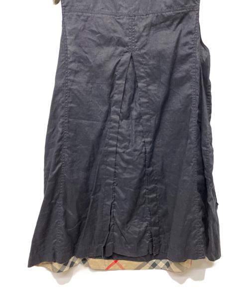 BURBERRY LONDON（バーバリーロンドン）BURBERRY LONDON (バーバリーロンドン) ノースリーブワンピース ネイビー サイズ:44の古着・服飾アイテム