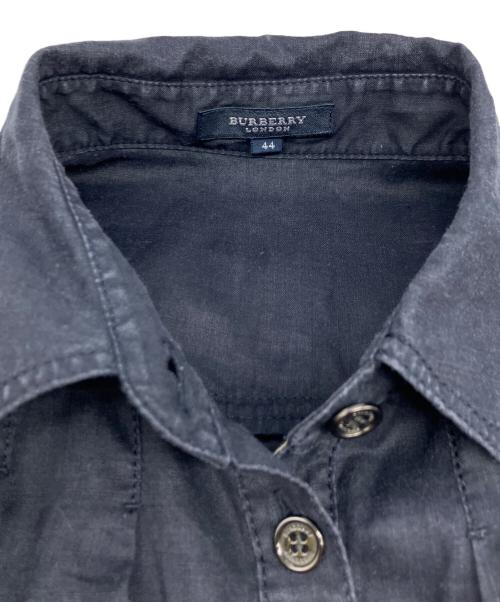 BURBERRY LONDON（バーバリーロンドン）BURBERRY LONDON (バーバリーロンドン) ノースリーブワンピース ネイビー サイズ:44の古着・服飾アイテム