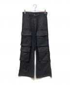 DIESELディーゼル）の古着「デニムカーゴパンツ」｜グレー