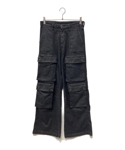 DIESEL（ディーゼル）DIESEL (ディーゼル) デニムカーゴパンツ グレー サイズ:26の古着・服飾アイテム