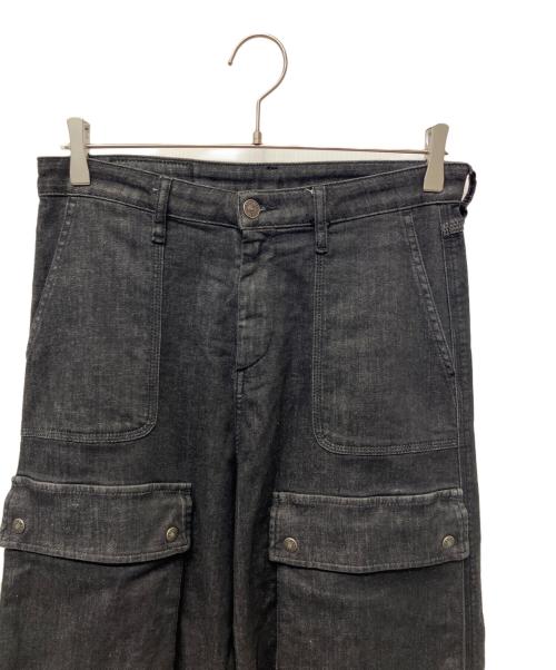DIESEL（ディーゼル）DIESEL (ディーゼル) デニムカーゴパンツ グレー サイズ:26の古着・服飾アイテム