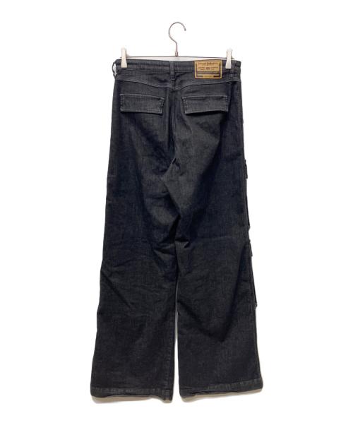 DIESEL（ディーゼル）DIESEL (ディーゼル) デニムカーゴパンツ グレー サイズ:26の古着・服飾アイテム
