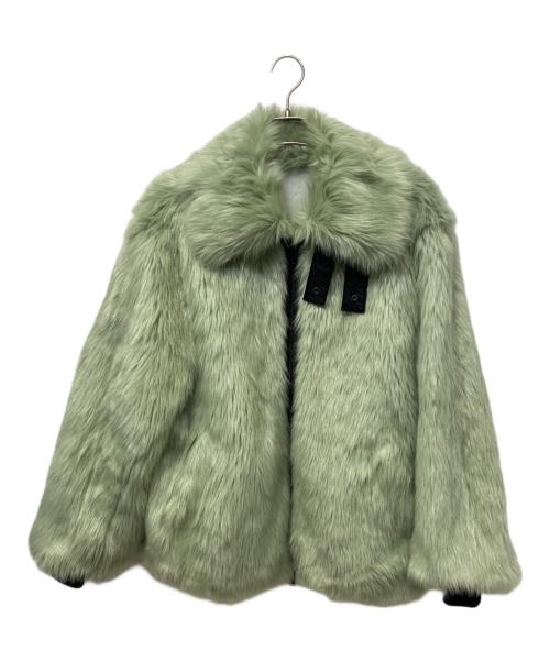NIKE（ナイキ）NIKE (ナイキ) AMBUSH (アンブッシュ) Reversible Faux Fur Coat グリーン サイズ:Lの古着・服飾アイテム