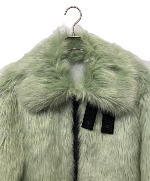 NIKE（ナイキ）NIKE (ナイキ) AMBUSH (アンブッシュ) Reversible Faux Fur Coat グリーン サイズ:Lの古着・服飾アイテム
