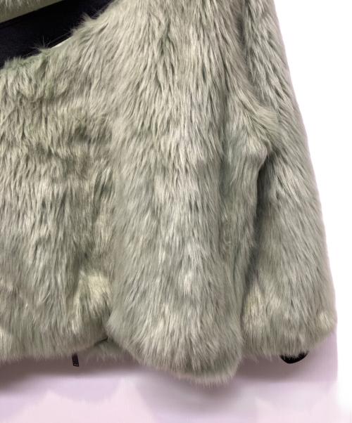 NIKE（ナイキ）NIKE (ナイキ) AMBUSH (アンブッシュ) Reversible Faux Fur Coat グリーン サイズ:Lの古着・服飾アイテム