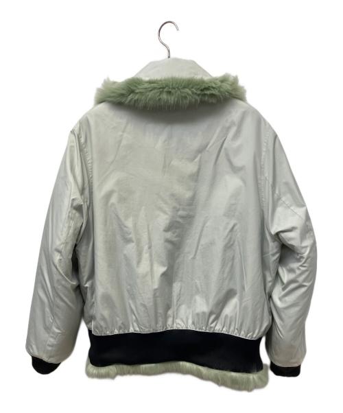 NIKE（ナイキ）NIKE (ナイキ) AMBUSH (アンブッシュ) Reversible Faux Fur Coat グリーン サイズ:Lの古着・服飾アイテム