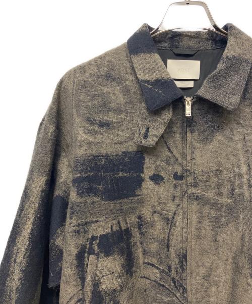 YOKE（ヨーク）YOKE (ヨーク) ROTHKO JQ LOOSED ZIP BLOUSON グレー×ネイビー サイズ:3の古着・服飾アイテム