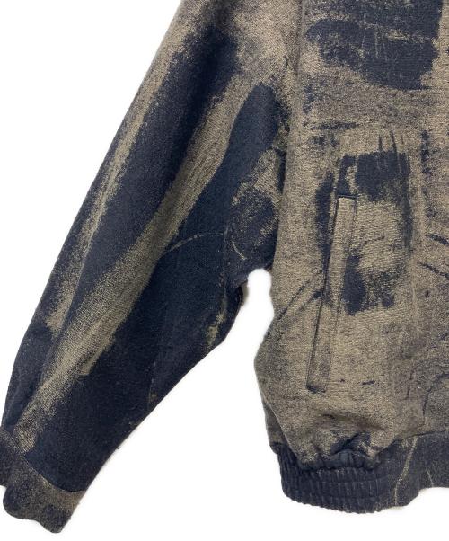 YOKE（ヨーク）YOKE (ヨーク) ROTHKO JQ LOOSED ZIP BLOUSON グレー×ネイビー サイズ:3の古着・服飾アイテム