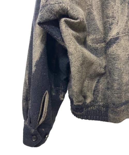 YOKE（ヨーク）YOKE (ヨーク) ROTHKO JQ LOOSED ZIP BLOUSON グレー×ネイビー サイズ:3の古着・服飾アイテム