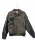 YOKE（ヨーク）の古着「ROTHKO JQ LOOSED ZIP BLOUSON」｜グレー×ネイビー